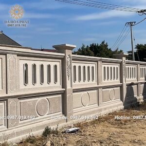 Mẫu lan can đá đẹp 02