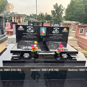 Mẫu mộ đá hoa cương đẹp 01