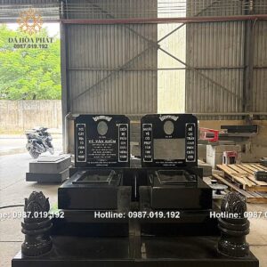 Mẫu mộ đá hoa cương đẹp 05