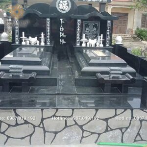 Mẫu mộ đá hoa cương đẹp 11